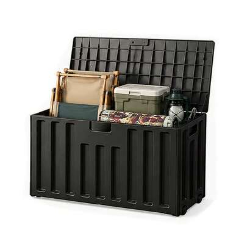 Sports Equipment Outdoor Storage - Large Capacity Outdoor Storage Container Resin