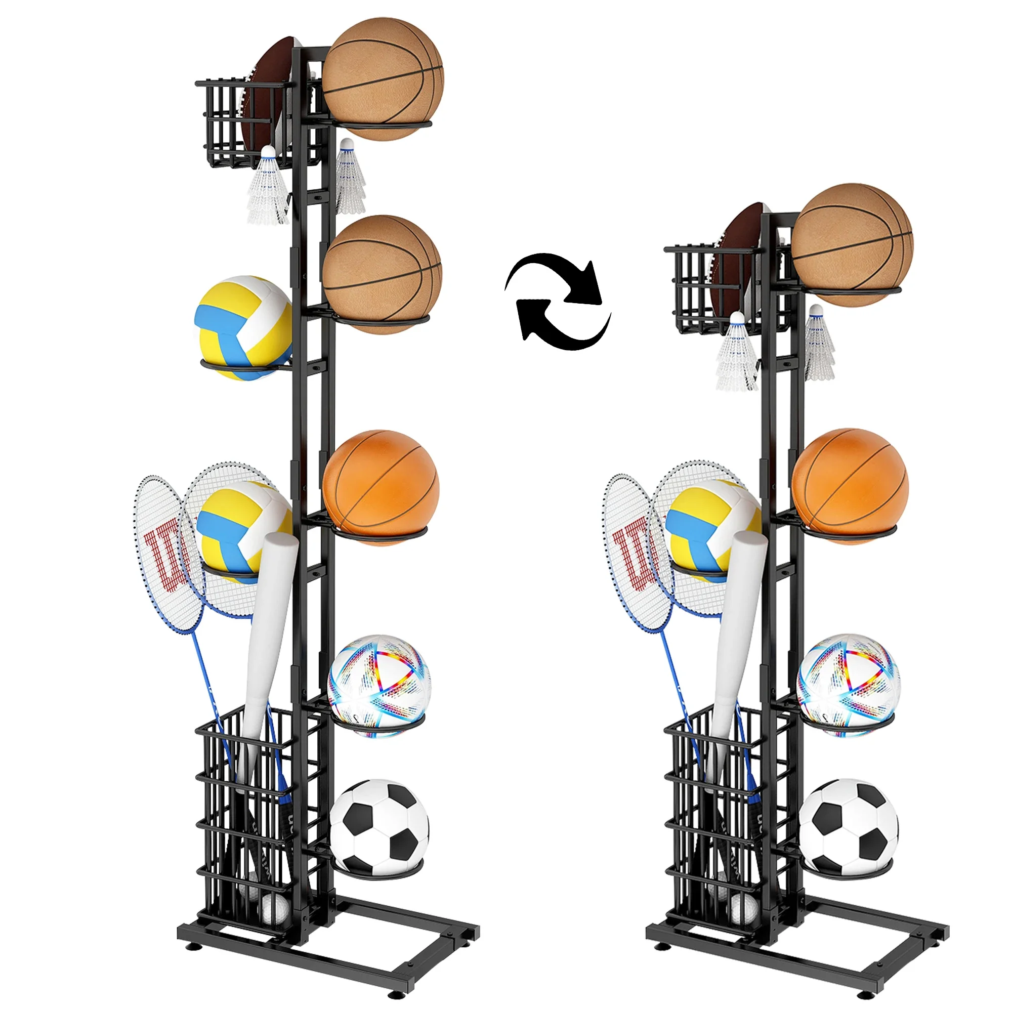 Sports Equipment Holder - 2026 Holder Stand for Soccer Baseball