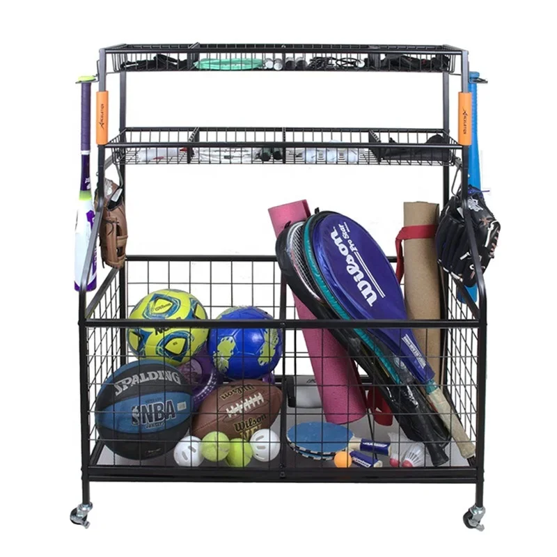 Sports Equipment Holder - 2026 Garage Sports Equipment Storage Organizer