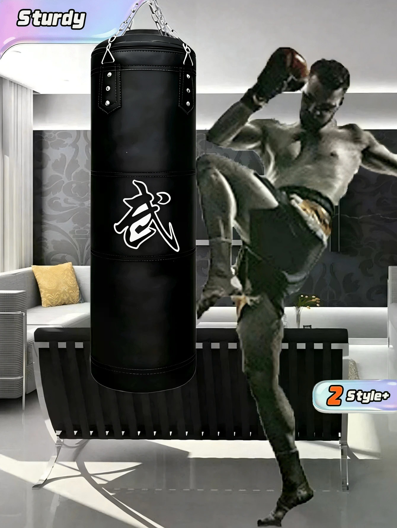 Boxing Glove Set - A Set of Hanging Boxing Bags