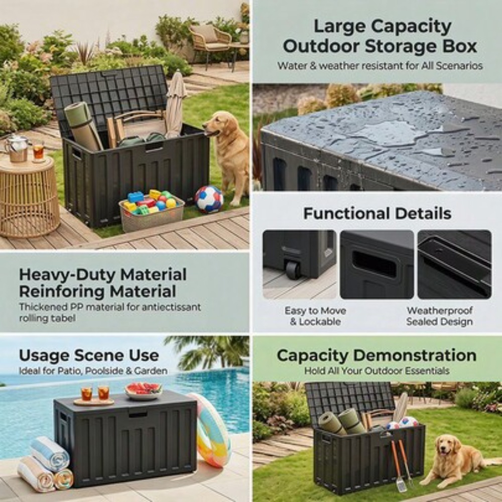 Large Capacity Outdoor Storage - огляд і ціна Sports Equipment Outdoor Storage
