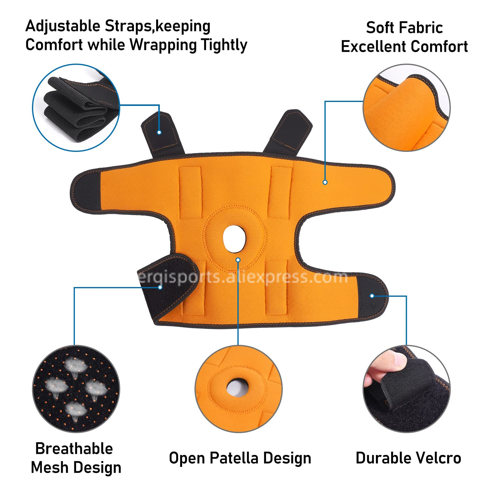 1Pcs Knee Brace Support for Ar - огляд і ціна Volleyball Knee Pad