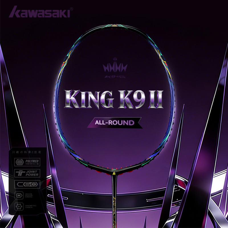 Kawasaki KING K9 4U Badminton  - огляд і ціна Badminton Racket Carbon