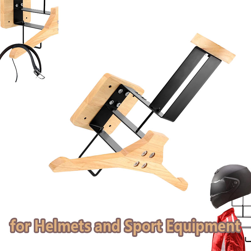 Wood Motorcycle Helmet Holder  - огляд і ціна Sports Equipment Holder