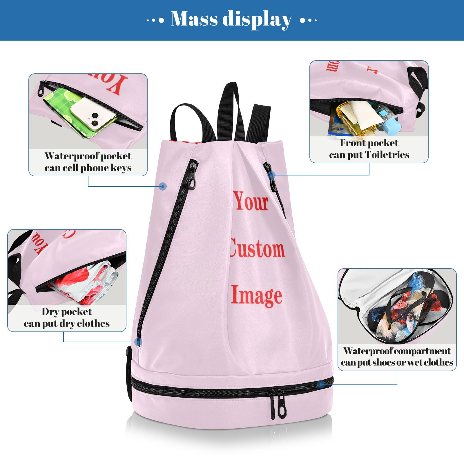 Men Women Gym Bag High Capacit - огляд і ціна Sports Equipment Outdoor Storage