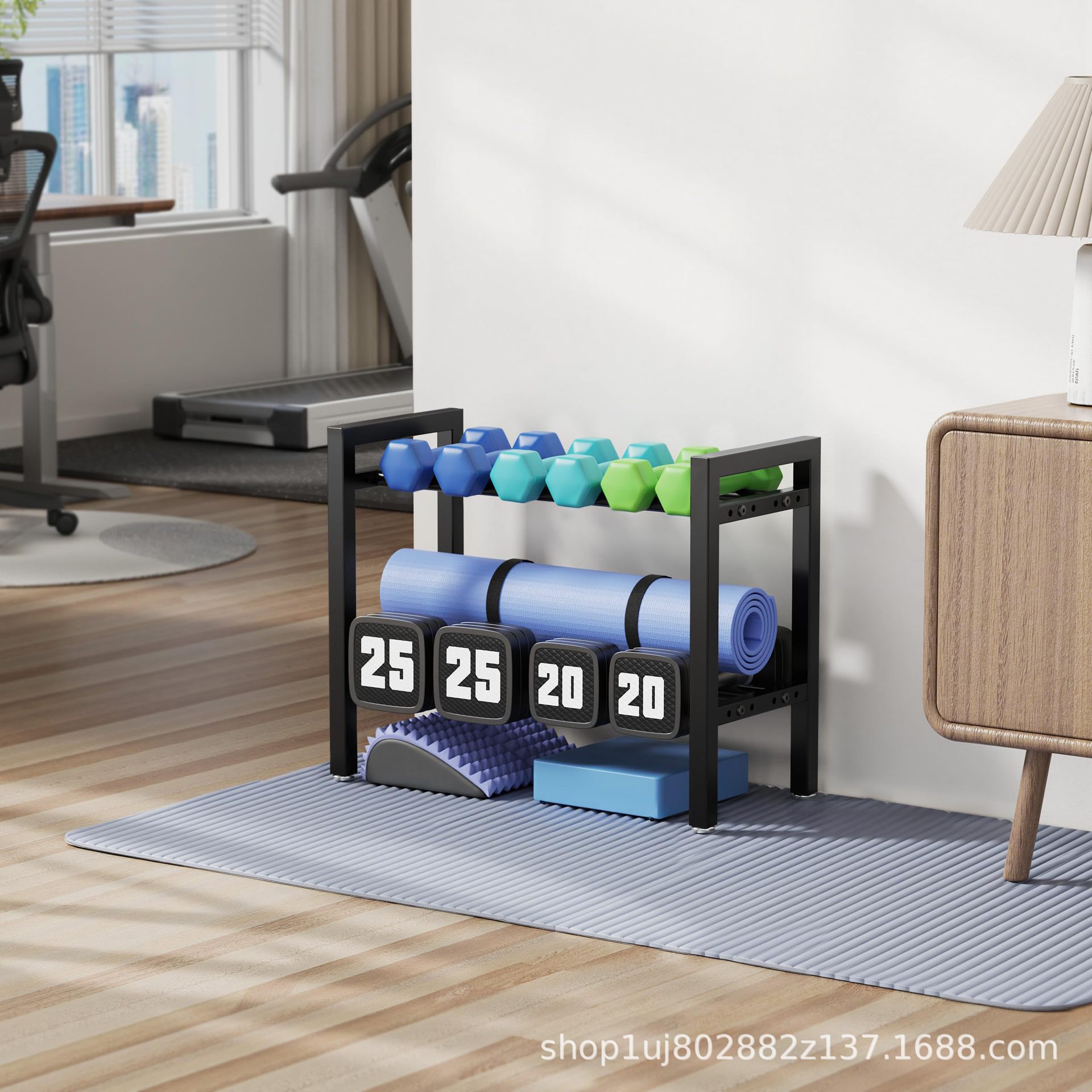 Adjustable Metal Dumbbell Rack - огляд і ціна Sports Equipment Holder