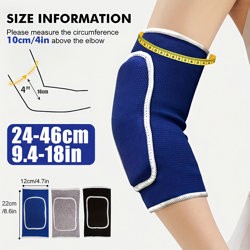 1pair Elastic Elbow Pads Thick - огляд і ціна Volleyball Knee Pad
