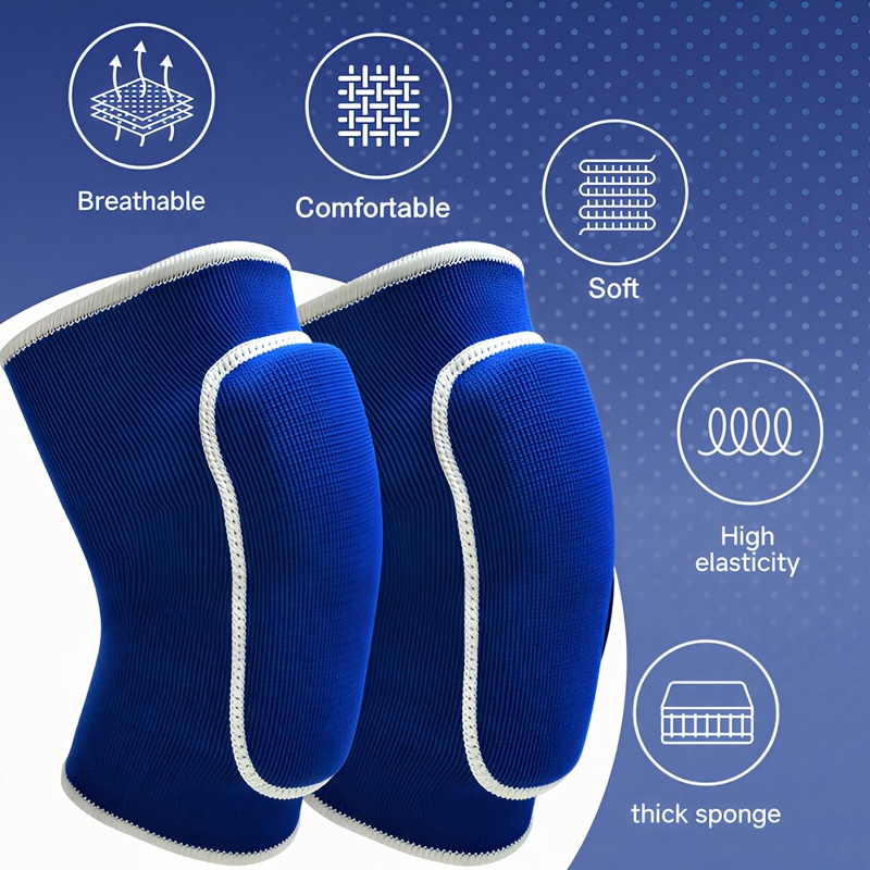 1pair Elastic Elbow Pads Thick - огляд і ціна Volleyball Knee Pad