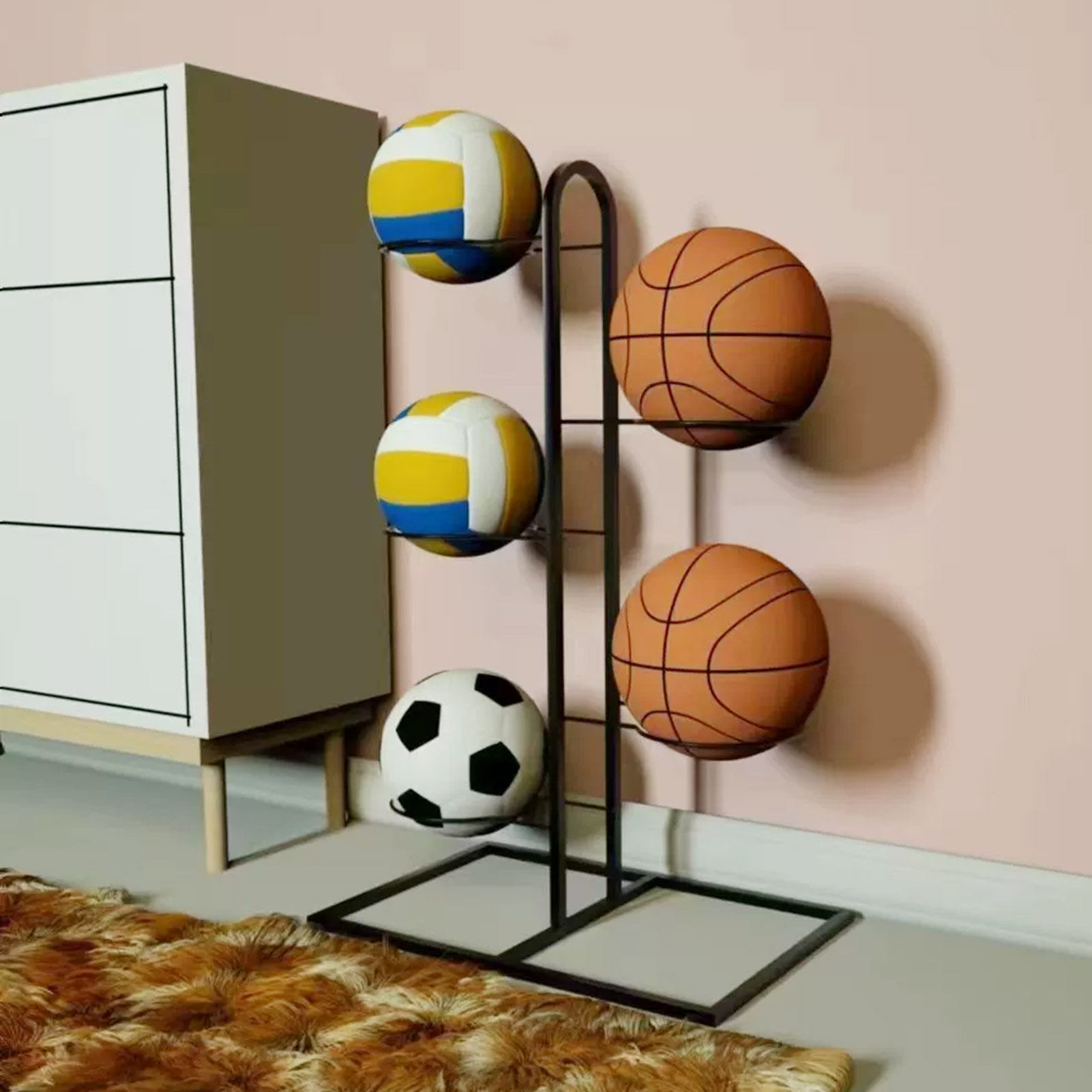 Foldable Basketball Rack Multi - огляд і ціна Sports Equipment Holder