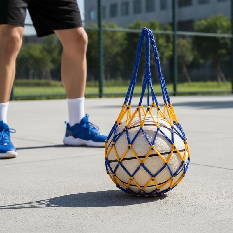[F] Football Net Bag Nylon Bol - огляд і ціна Sports Equipment Outdoor Storage
