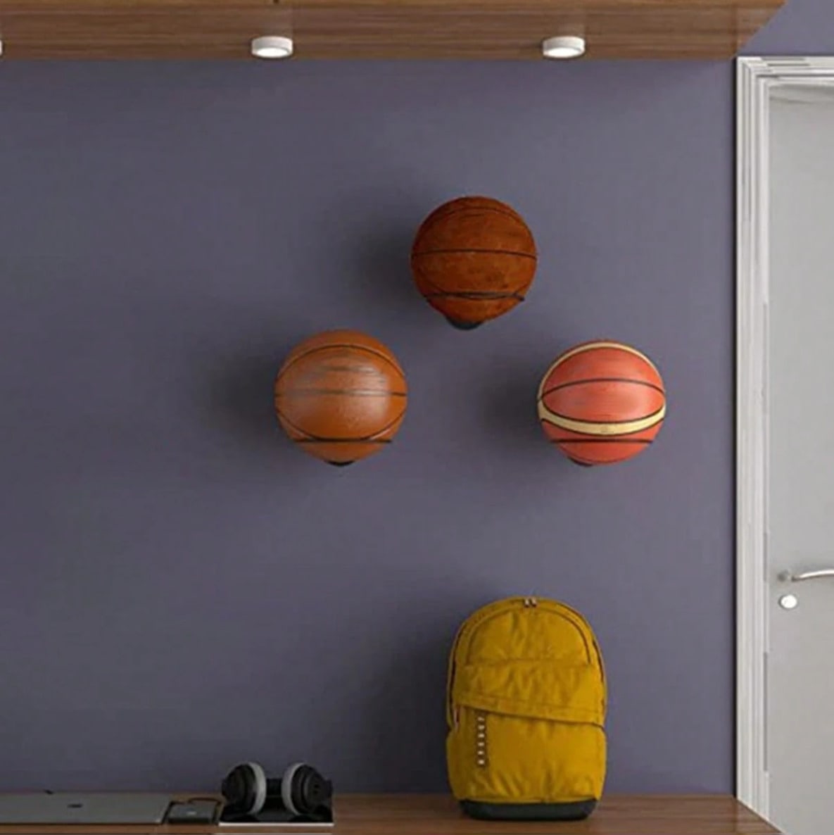 Space Saving Wall Mounted Bask - огляд і ціна Sports Equipment Holder