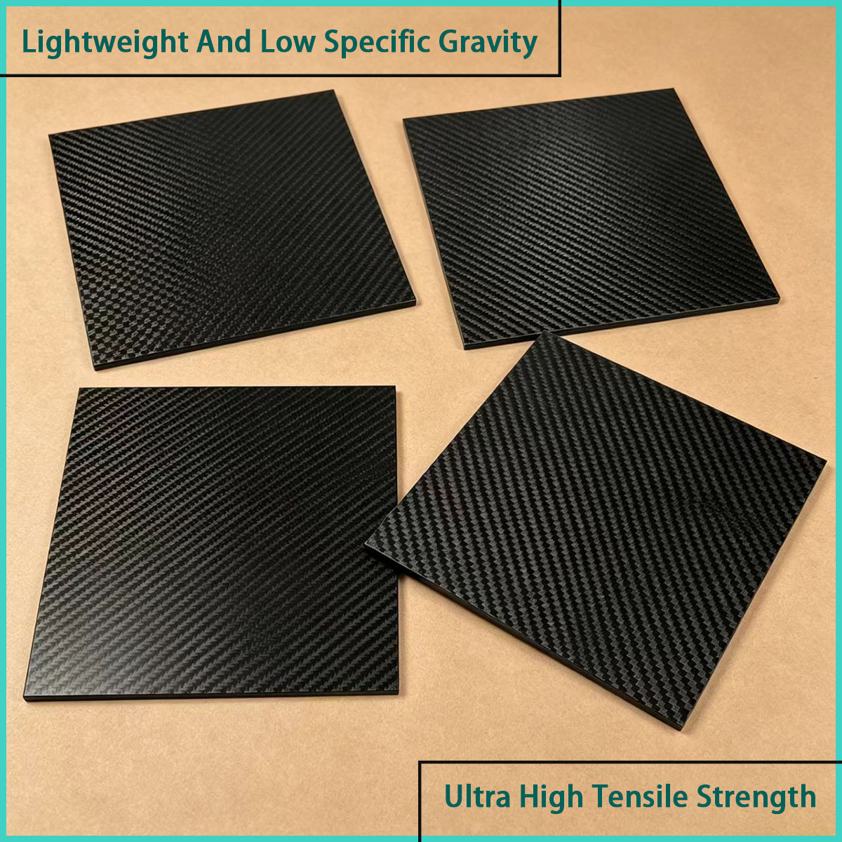 0.2mm-8mm thick 3K carbon fibe - огляд і ціна Sports Equipment Used