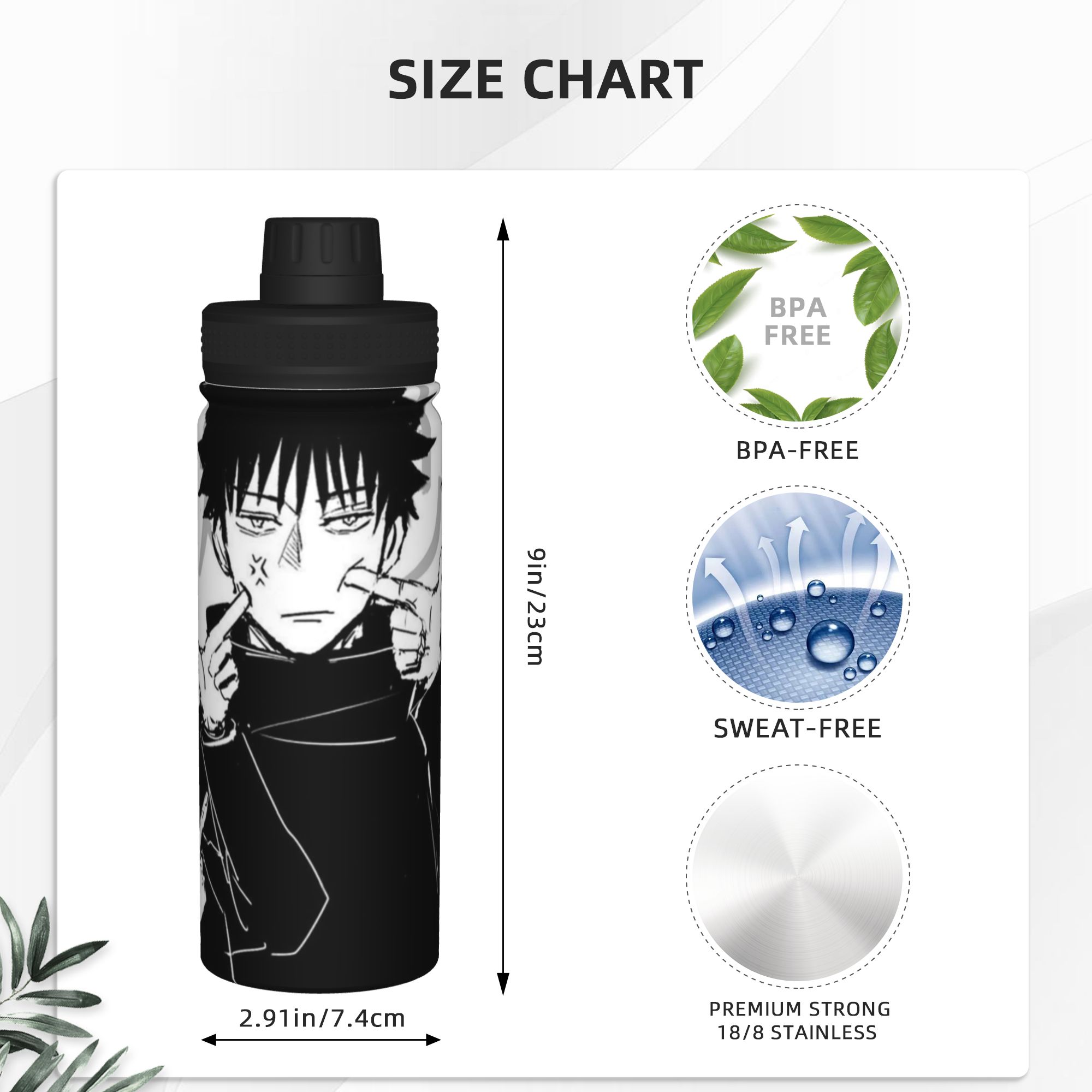 Jujutsu Kaisen Team 18OZ Sport - огляд і ціна Sports Water Bottle Insulated