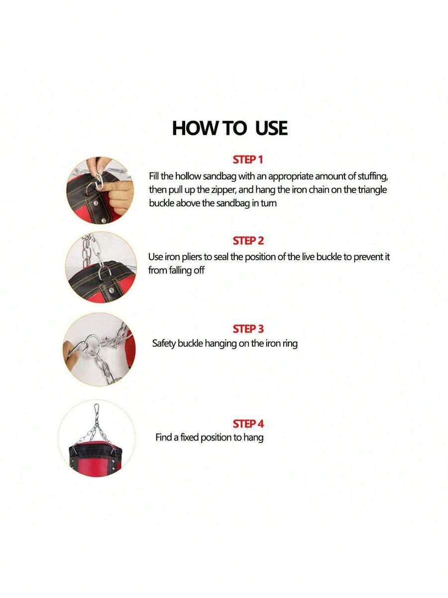 A Set of Hanging Boxing Bags f - огляд і ціна Boxing Glove Set