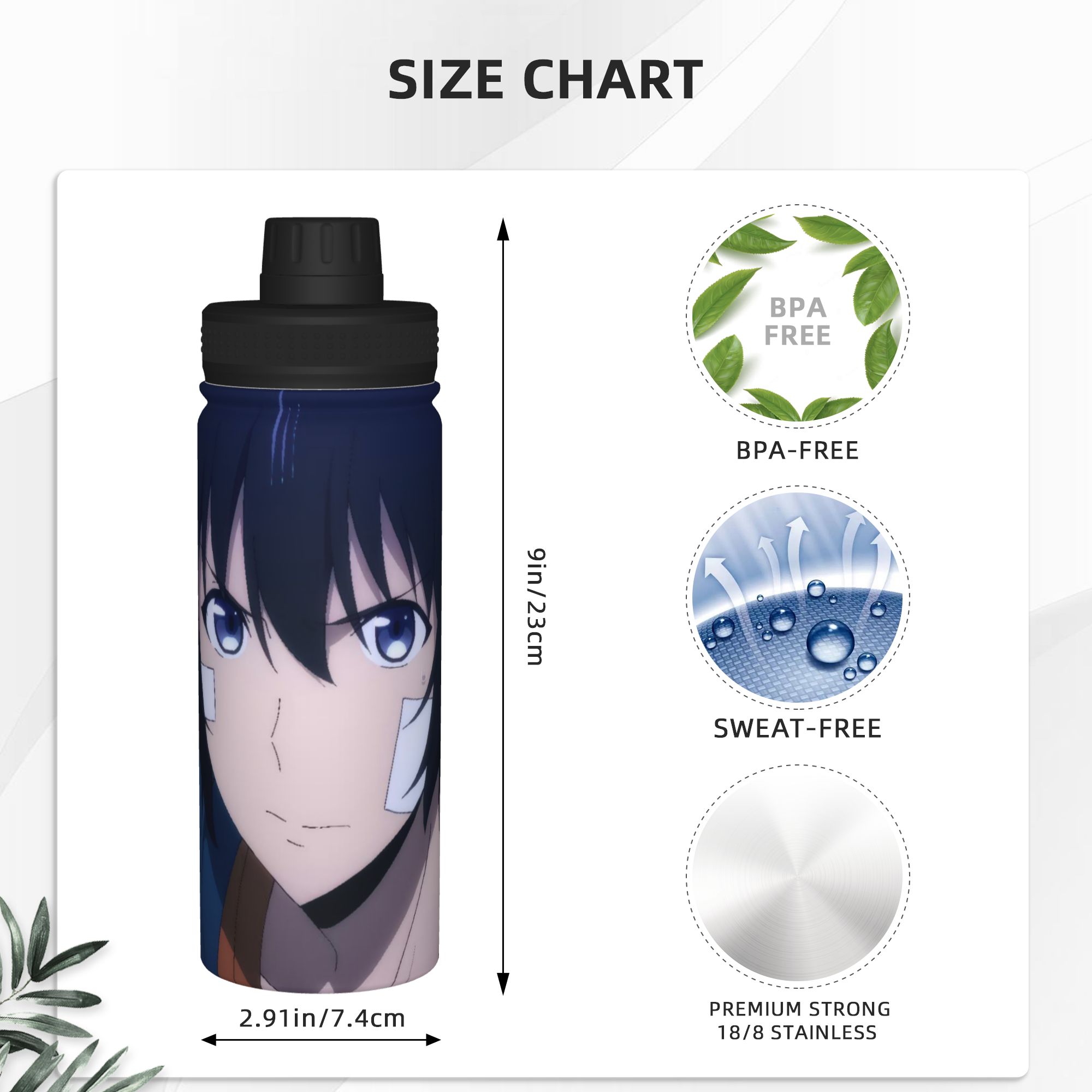 Anime Solos Levelings 18OZ Spo - огляд і ціна Sports Water Bottle Insulated