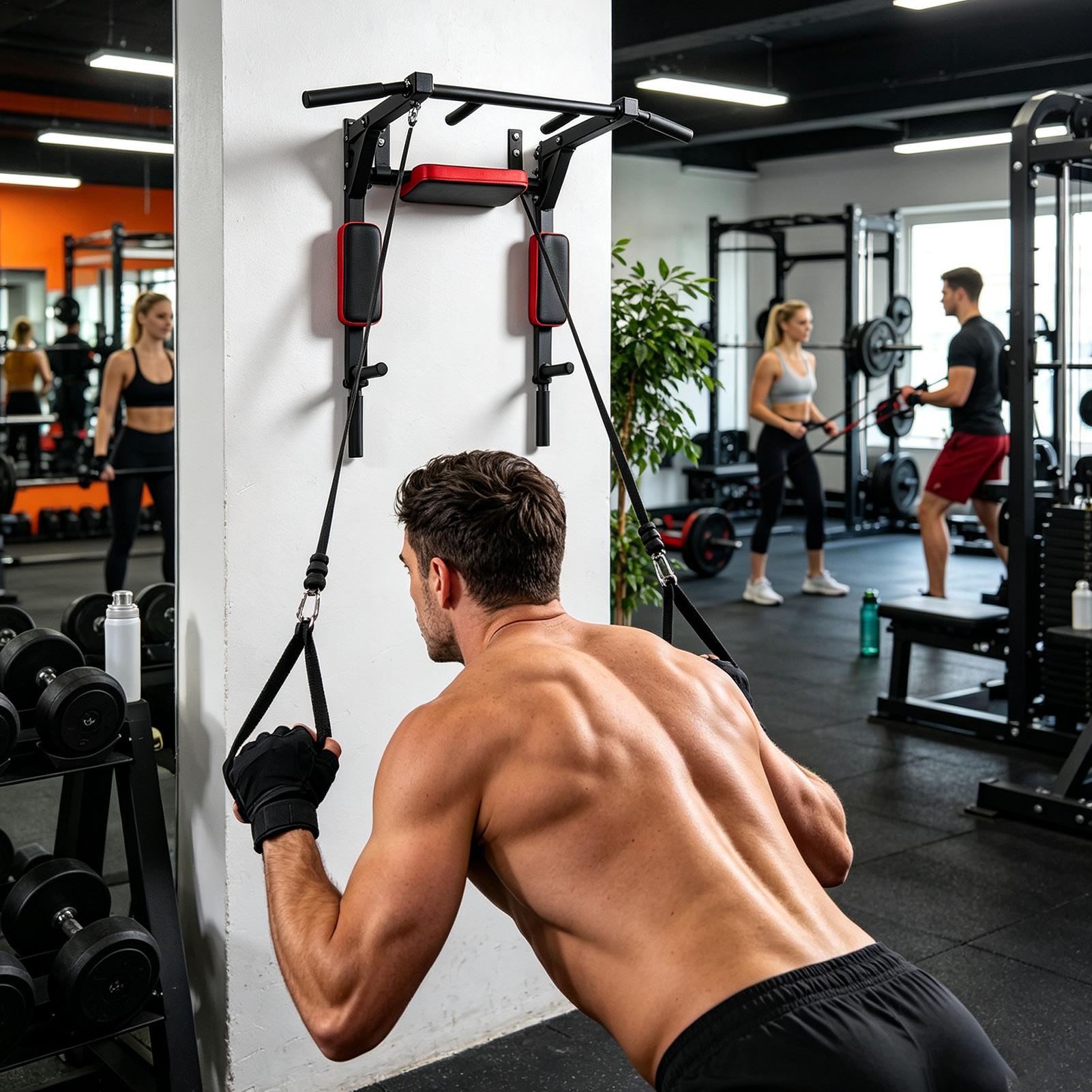 Wall-Mounted Pull-up Bar Fitne - огляд і ціна Sports Equipment For Home