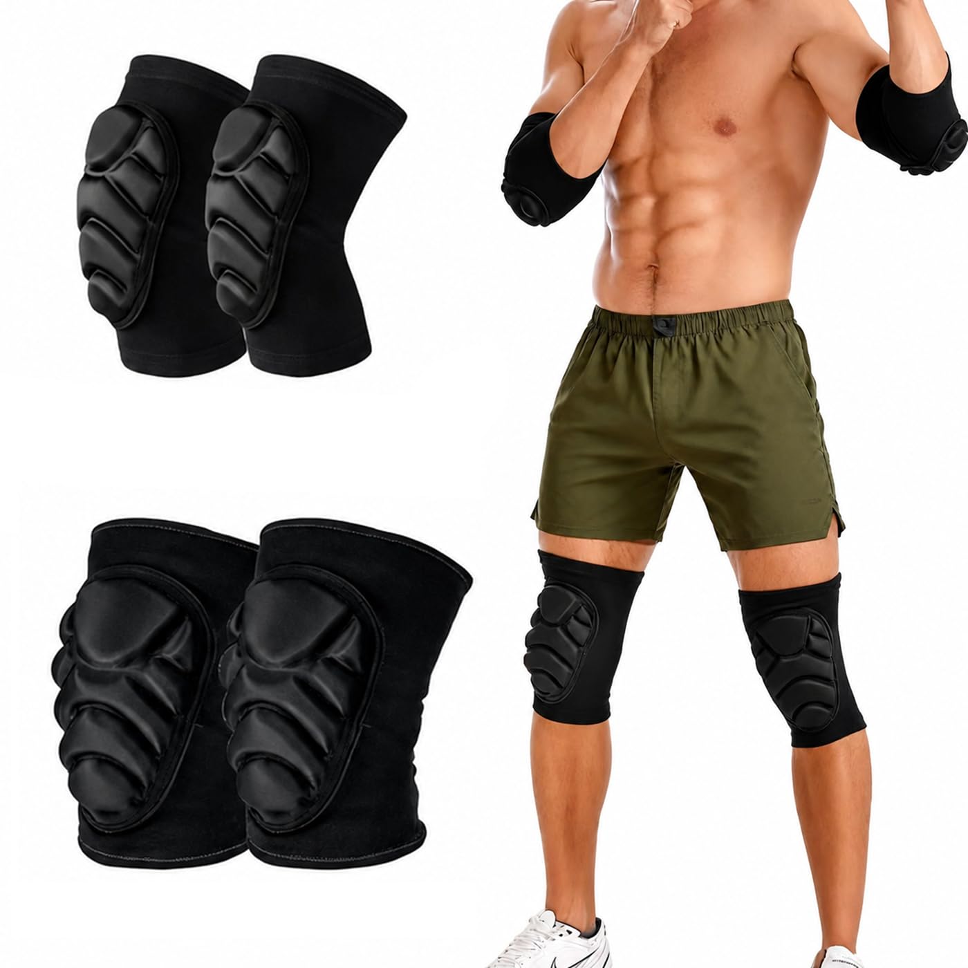 1 Pair Volleyball Elbow Pads & - огляд і ціна Volleyball Knee Pad